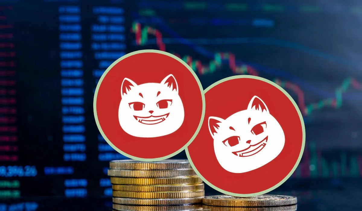 Catzilla Coin With Trading Background