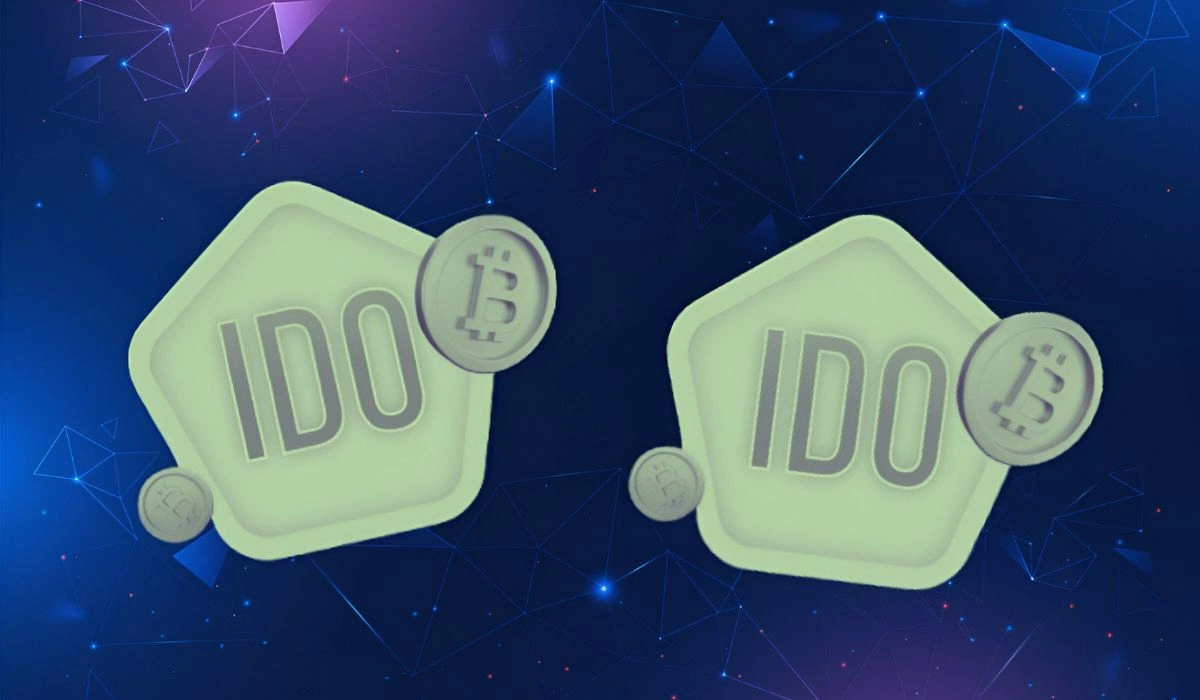 Illustration Of Crypto Initial DEX Offering (IDO)