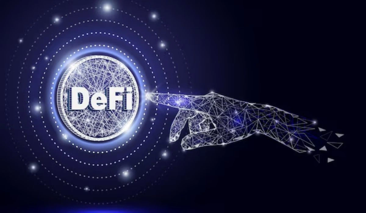 Illustration Of DeFi (Decentralized Finance)