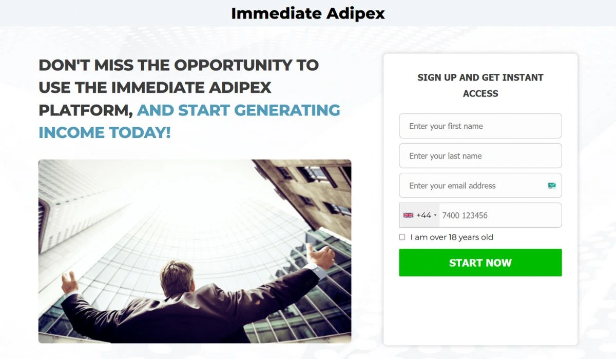 Immediate Adipex Trading Platform Launched