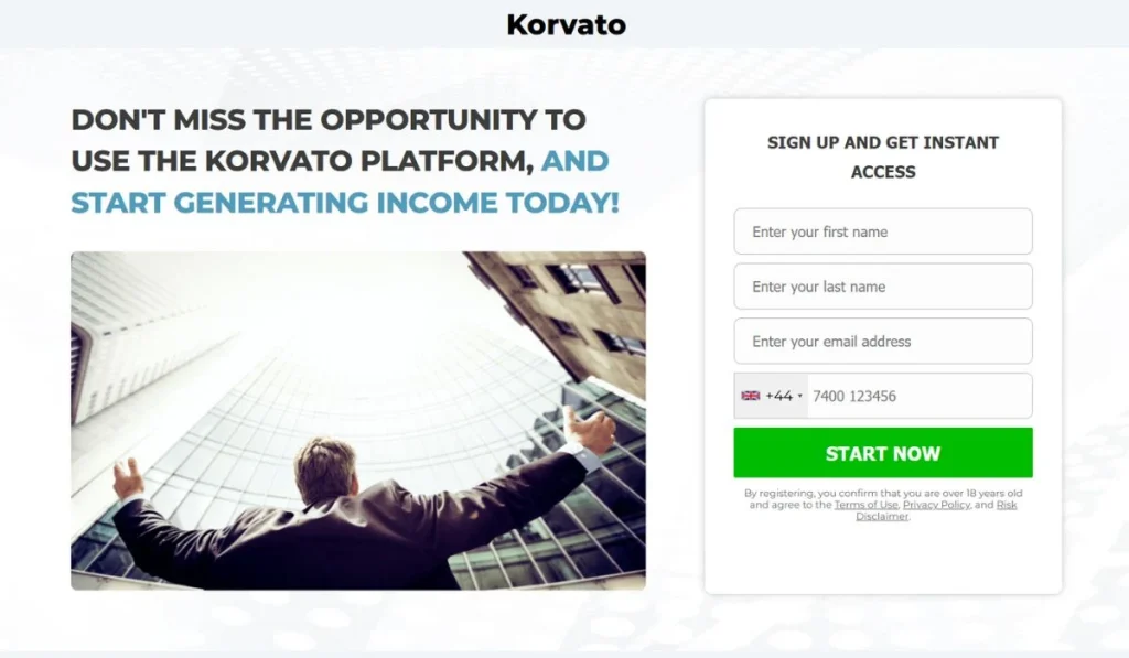 Korvato Trading Platform Launched