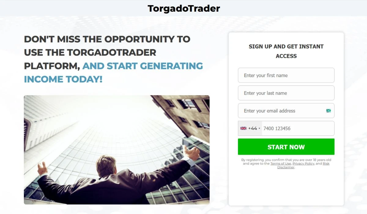 TorgadoTrader Trading platform