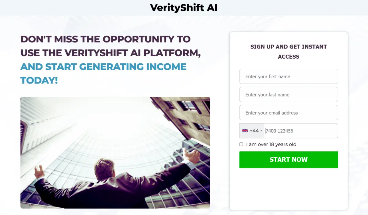 VerityShift AI Trading Platform