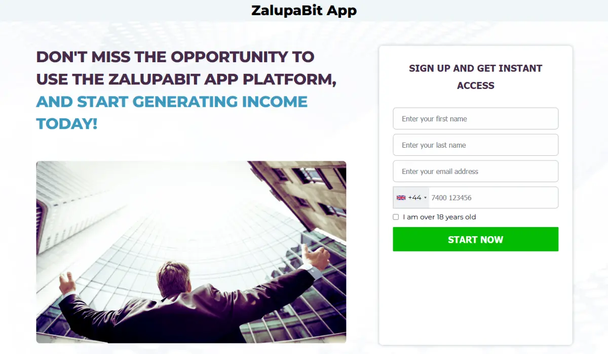 ZalupaBit App Trading Platform