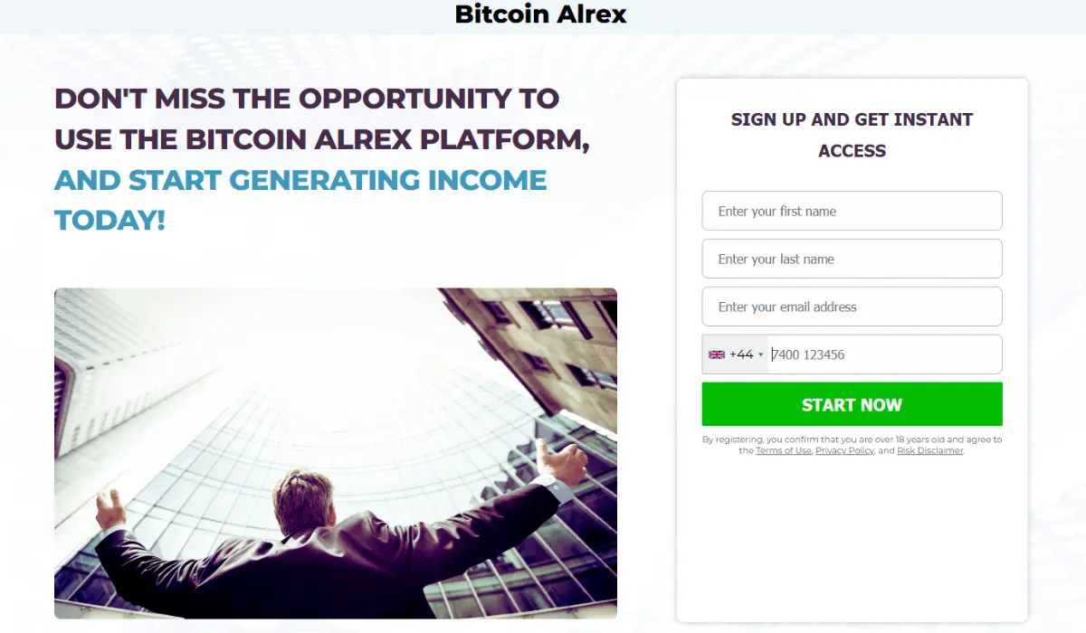 Bitcoin Alrex Trading Platform