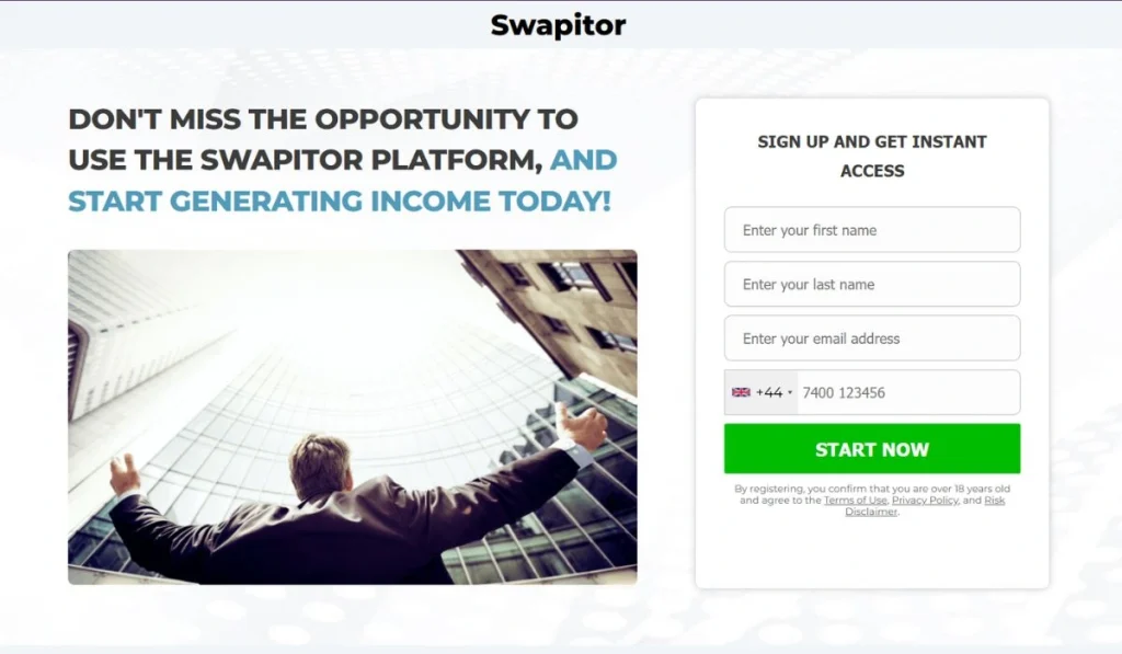 Swapitor Trading Platform Launched